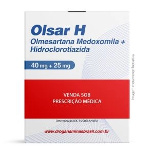 Olsar H 40mg + 25mg com 30 Comprimidos Revestidos