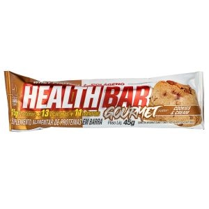 Health Bar Gourmet Cookies and Cream 45g Health Labs