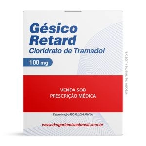 Gésico Retard 100mg com 10 Comprimidos Revestidos Eurofarma