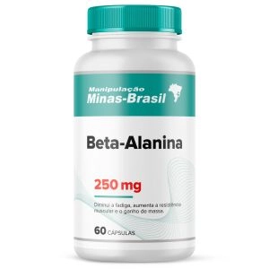 Beta-Alanina 250Mg - 60 Cápsulas