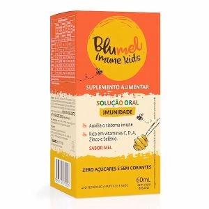 Bluemel Imune Kids Sabor Mel 60ml com Dosador Hypera