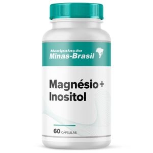 Magnésio 250mg + Inositol 100mg 60 Cápsulas