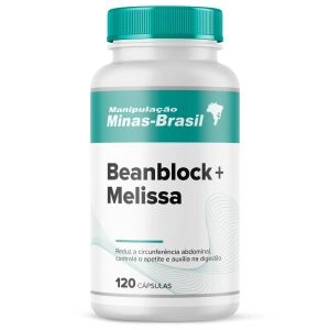 Beanblock 100Mg   Melissa 250Mg 120 Cápsulas