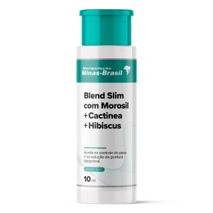 Blend Slim - Morosil   Cactinea   Hibiscus Sabor Limão 30 Flaconete