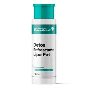 Detox Refrescante Lipo Fat Sabor Frutas Vermelhas 30 Flaconetes