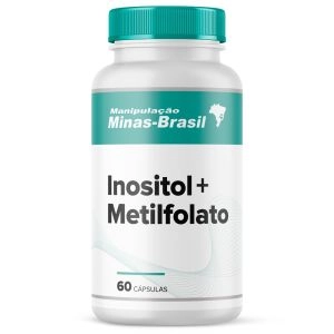Inositol 500mg + Metilfolato 100mcg 60 Cápsulas