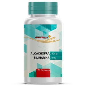 Alcachofra 250Mg + Silimarina 70Mg 120 Cápsulas