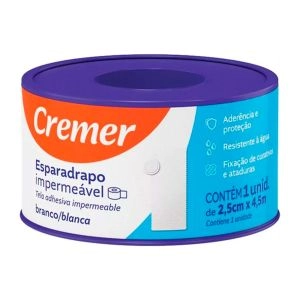 Cremer Esparadrapo Impermeável 2,5Cm X 4,5M C/ 1 Unidade
