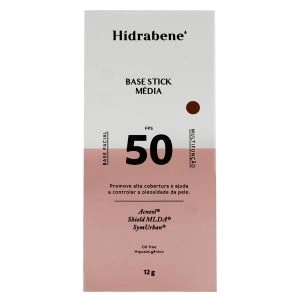 Base Facial Multifunção Stick Média Fps 50 12G Hidrabene