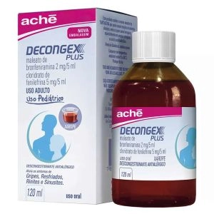 Decongex Plus 2 Mg/Ml + 5 Mg/Ml Xarope 120 Ml