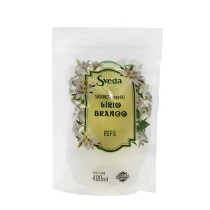 Sabonete Líquido Refil Lírio Branco 400ml Sveda