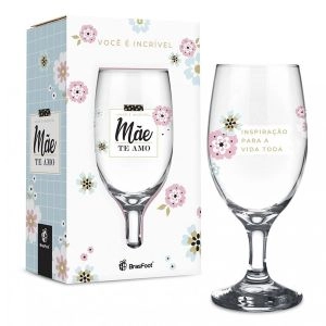 Taça Mãe Você é Incrível 385ml Brasfoot