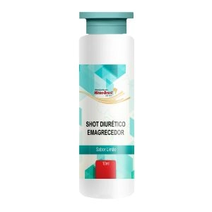 Shot Diurético Emagrecedor 10Ml Sabor Limão - 30 Flaconetes