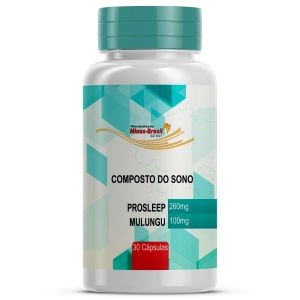 Composto do Sono Com Prosleep 260Mg   Mulungu 100Mg 30 Cápsulas