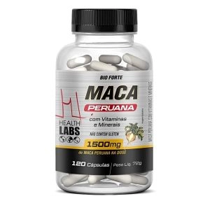 Maca Peruana 1500Mg Dose Com 120 Cápsulas Health Labs
