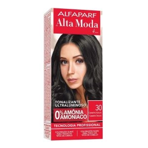 Tonalizante Ultraluminoso Alfaparf Alta Moda 30 Castanho Escuro