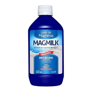 Leite de Magnésia Magmilk Tradicional 350ml Airela