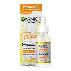 Sérum Facial Antimarcas Garnier SkinActive Uniform e Matte Vitamina C 15ml