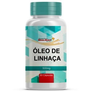Óleo de Linhaça 500Mg - 60 Cápsulas