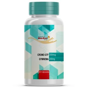Cromo Gtf 200Mcg Com Gymnema 200Mg – 90 Cápsulas