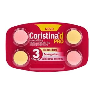 Coristina D Pro Com 4 Comprimidos Mantecorp Farmasa