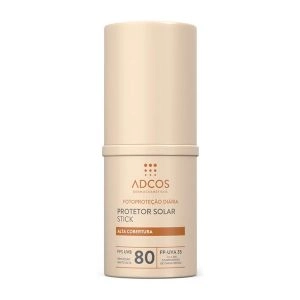 Protetor Solar Facial Stick FPS80 Adcos Nude 17g