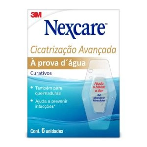 Curativo Cicatrização Avançada Com 6 Unidades 3M Nexcare