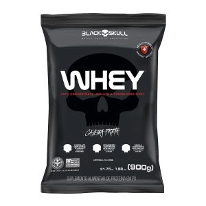 Whey Protein Baunilha Refil 900g Black Skull