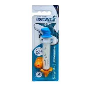 Seringa Lavagem Nasal Infantil Tubarão 10ml Nosewash