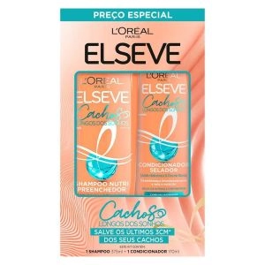 Kit Elseve Cachos Longos dos Sonhos Shampoo 375ml E Condicionador 170ml