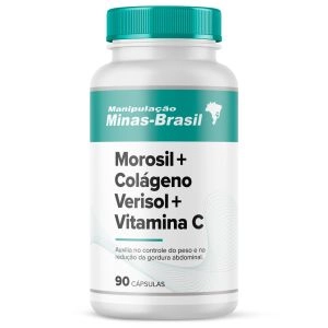 Morosil Com Colágeno Verisol e Vitamina C Com 90 Cápsulas