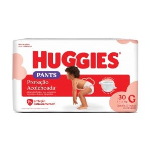 Fralda Huggies Roupinha Supreme Care G - Com 30 unidades
