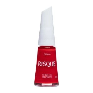 Esmalte Risqué Vermelho Felicidade 8ml