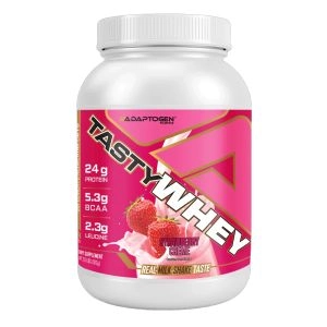 Tasty Whey 3w Straberry Creme 900g Adaptogen
