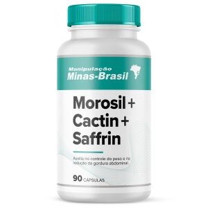 Morosil Com Cactin e Saffrin Com 90 Cápsulas