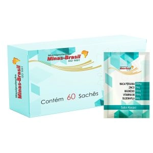 Composto Estimulante Sexual Com Sildenafila e Associações Sabor Abacaxi 60 Sachê