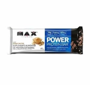 Power Protein Bar Peanut Butter Com 41G Max Titanium