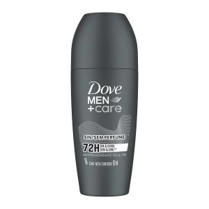 Desodorante Men Care Sem Perfume Roll-on Antitranspirante Com 50ml Dove