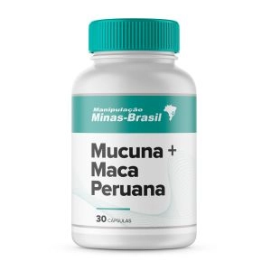 Mucuna 400mg + Maca Peruana 500mg 30 Cápsulas
