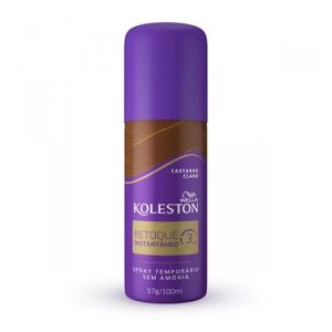 Retoque Instantâneo Castanho Claro 100ml Koleston