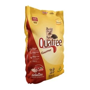 Ração Gourmet Cães Adultos Raças Pequenas 1kg Quatree
