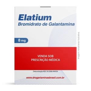 Elatium Bromidrato de Galantamina 8mg Com 30 cápsulas Prati