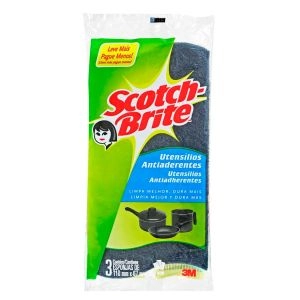 Esponja Com 3 Unidades Scotch Brite