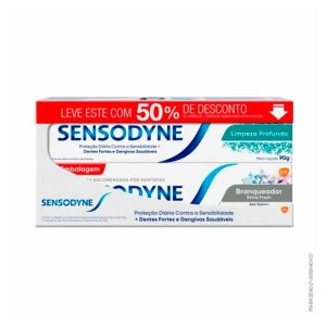 Kit Creme Dental Com 2 Unidades Sensodyne