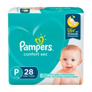 Fralda Confort Sec P28 Unidades Pampers