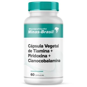 Cápsula Oleosa de Tiamina + Piridoxina + Cianocobalamina 60 Cápsulas