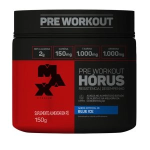 Pre Workout Hórus Blue Ice Com 150G Max Titanium