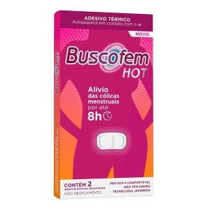 Buscofem Hot Com 2 Adesivos Térmicos Cosmed