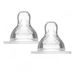 Bico Para Mamadeira Antivazamento Fluxo Rápido Com 2 Unidades Mam
