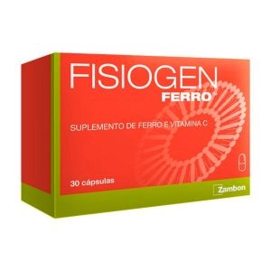 Suplemento Fisiogen Ferro 30mg com 30 cápsulas Canonne